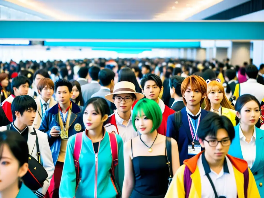 Animada convención de anime en Tokyo, con cosplay colorido y charlas sobre la evolución del JPop desde los años 80