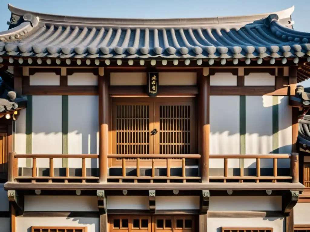 Antigua arquitectura tradicional coreana y modernidad urbana se entrelazan en esta hermosa hanok, mostrando la lucha por su preservación