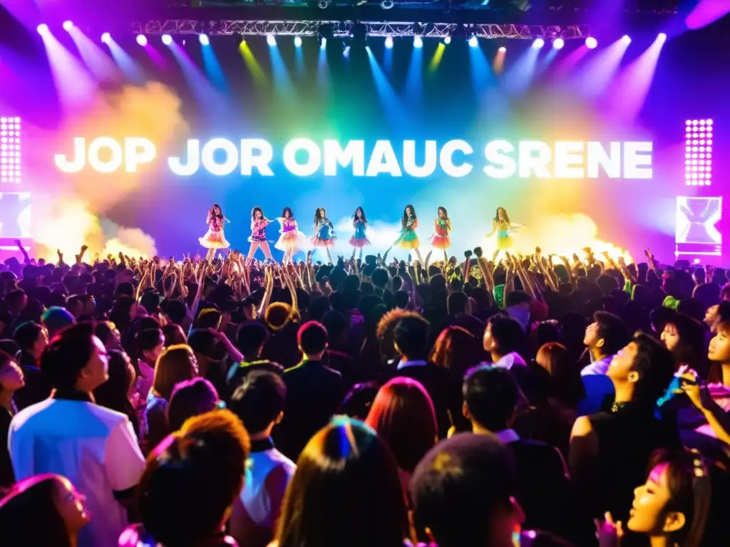 Apasionante concierto de JPop con fanáticos entusiastas