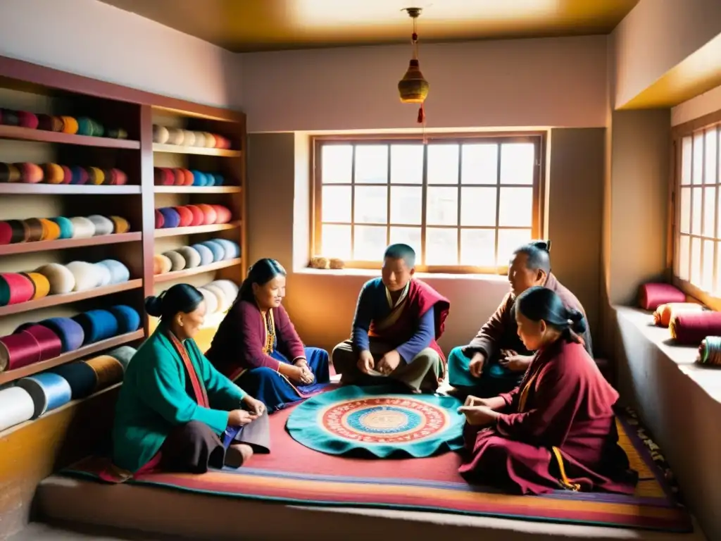 Artesanos tibetanos crean trajes tradicionales con cuidadosa costura, reivindicando la moda del Tíbet