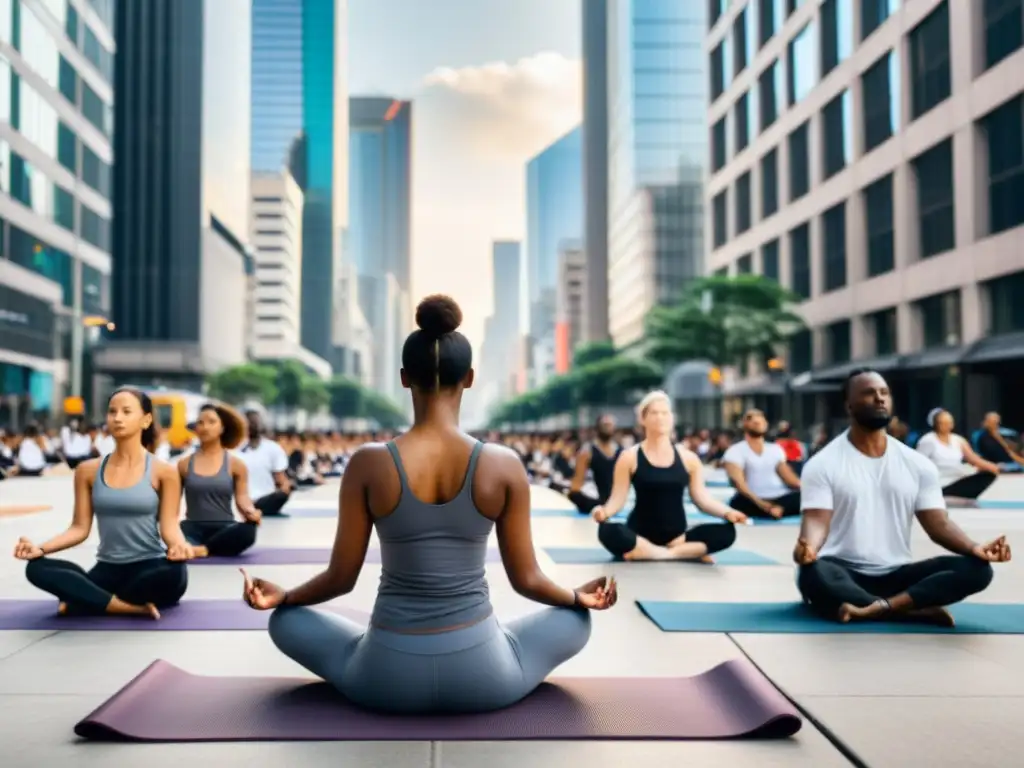 Aplicación práctica de enseñanzas zen: meditación en la bulliciosa ciudad, contraste entre paz y caos urbano