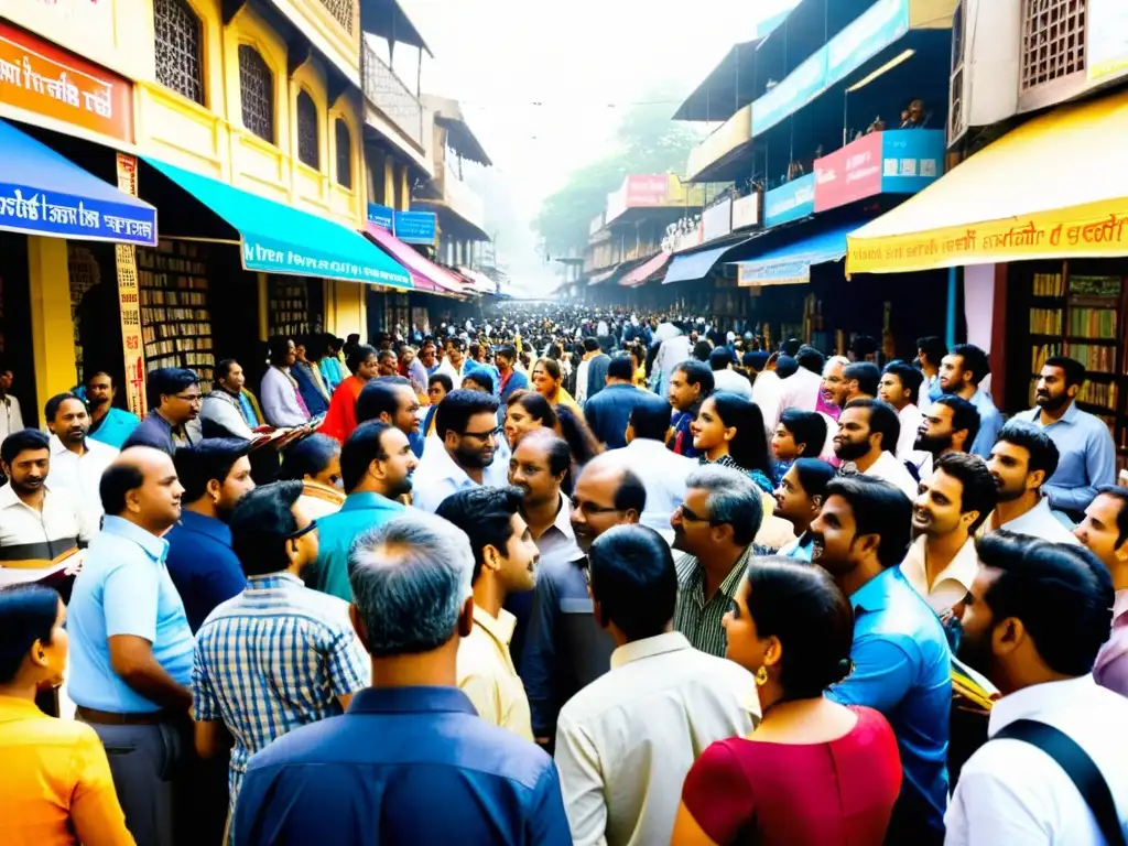 Un bullicioso festival literario en Mumbai, India