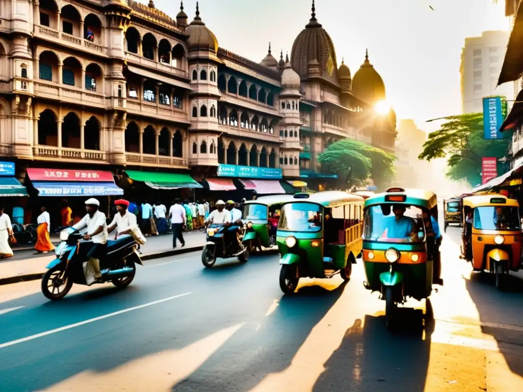 El bullicioso mercado de Mumbai muestra la diversidad y vitalidad de la India