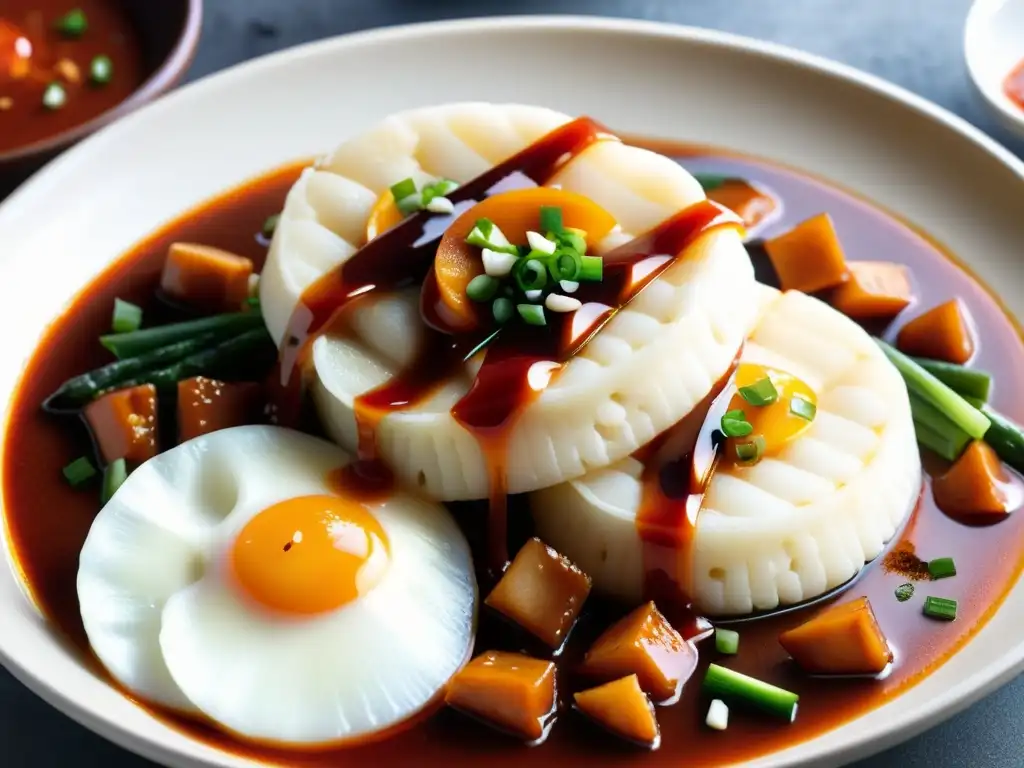 Una deliciosa y vibrante historia y receta del Tteokbokki en un mercado coreano bullicioso