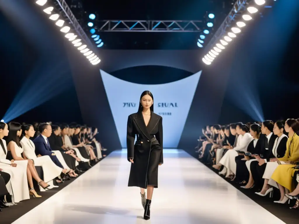 Desfile de moda de alta gama con diseñadores coreanos y marcas de lujo globales, fusionando la artesanía coreana y la moda global