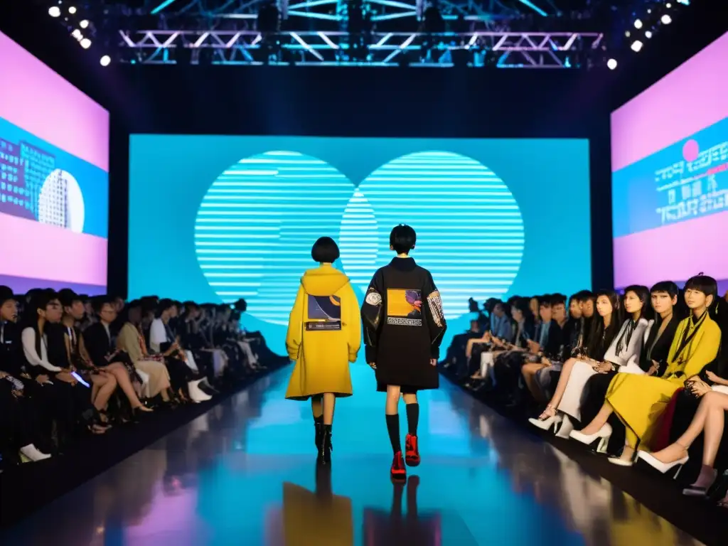 Desfile de moda internacional con influencia de la cultura otaku