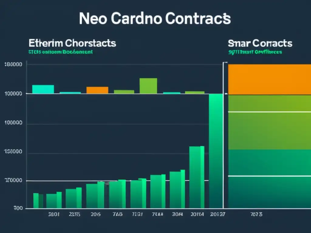 Comparación detallada de Ethereum, NEO y Cardano en procesamiento de smart contracts