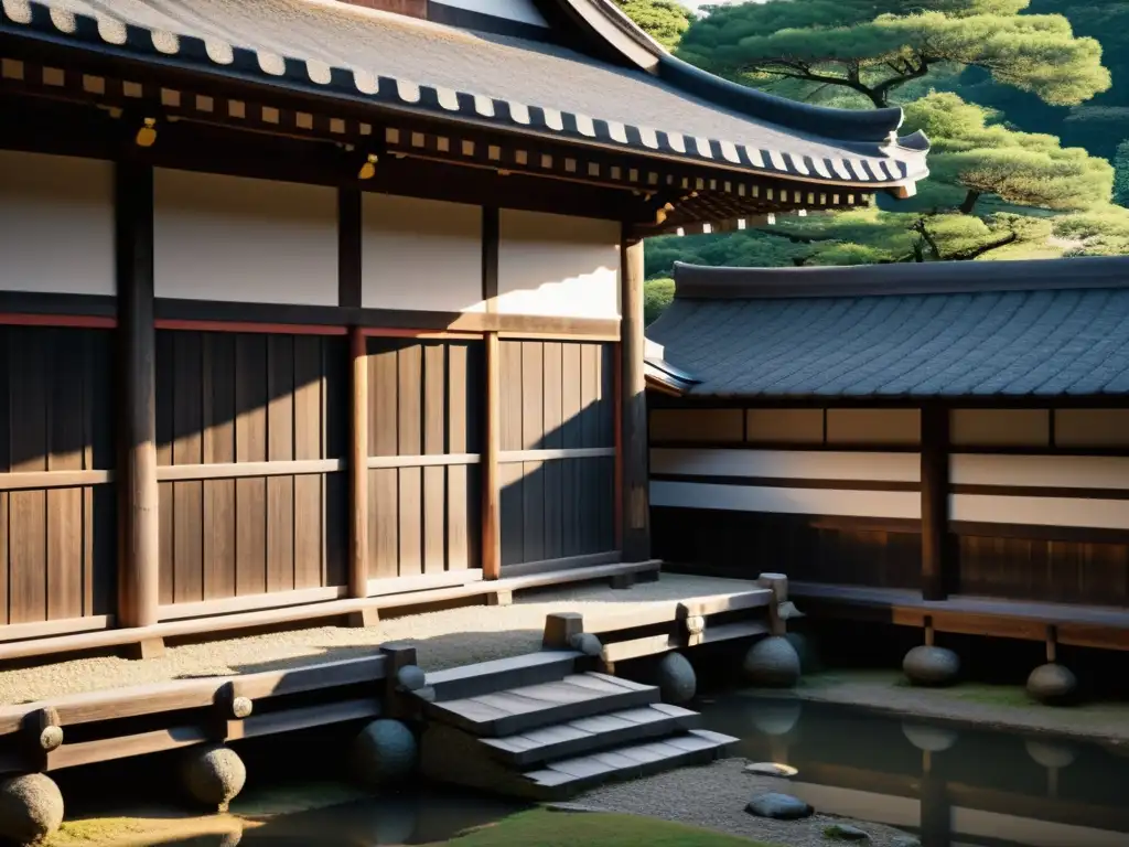 La evolución de la arquitectura del castillo samurái: detalles y estrategia Detalle de la evolución de la arquitectura castillos samurai Japón, desde fortalezas simples hasta diseños estratégicos y elaborados