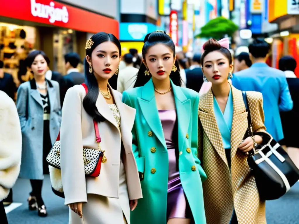 Moda de lujo en Harajuku: energía vibrante y estilo único Diseñadores asiáticos de moda de lujo destacan en bulliciosa calle de Harajuku, Tokio, con vibrante energía y estilos únicos
