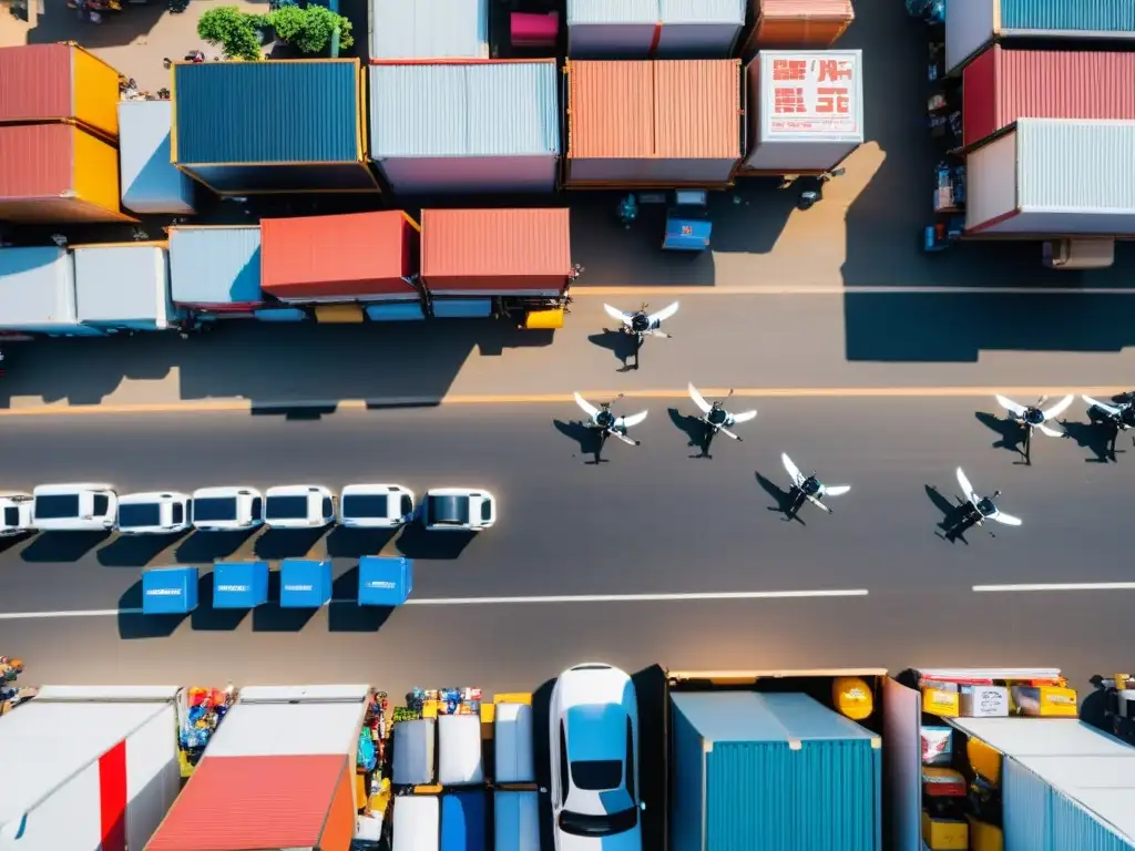 Drones asiáticos conquistan el cielo en bullicioso mercado, mostrando innovación y energía en la región