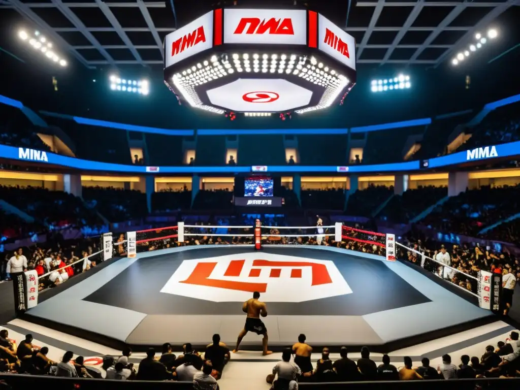 Una emocionante combinación de tradición y vanguardia en el MMA en Asia, capturando la energía y diversidad de este deporte