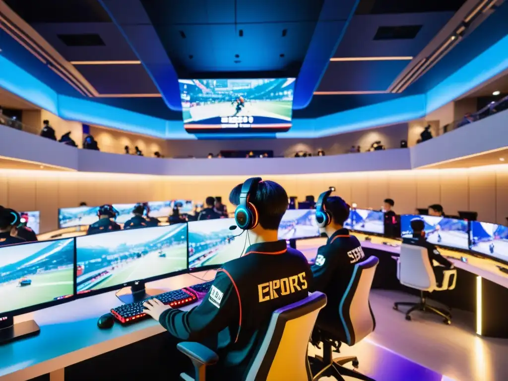 Un emocionante evento de esports en Corea del Sur, donde la integración de los eSports en la Cultura Asiática es evidente