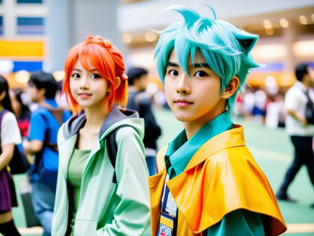 Entusiastas del anime y manga se reúnen en convención, exhibiendo vistosos cosplays