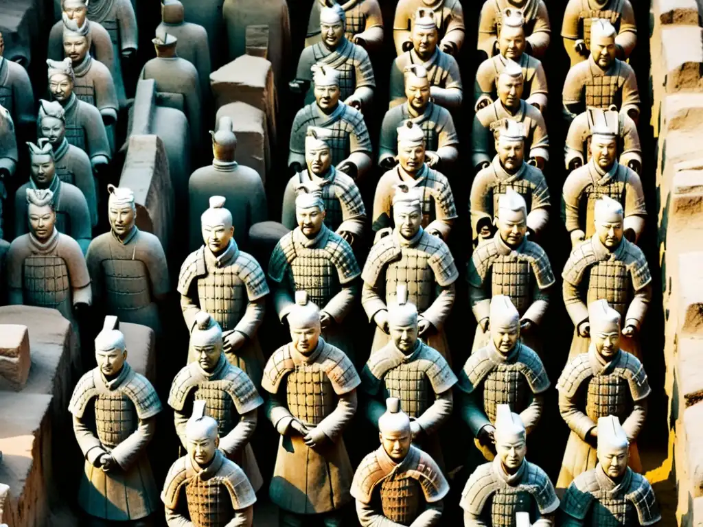 Esculpidos con obsesión, los guerreros de Terracota de la dinastía Qin reflejan la inmortalidad en esta majestuosa imagen