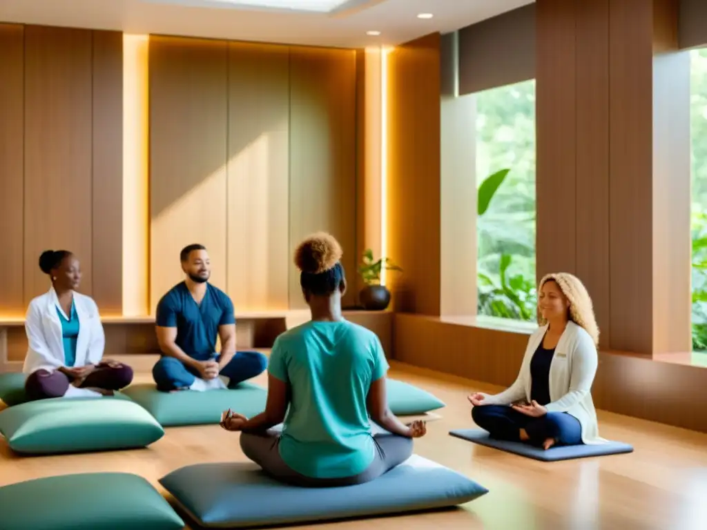 Un espacio de meditación hospitalario con sesiones inclusivas