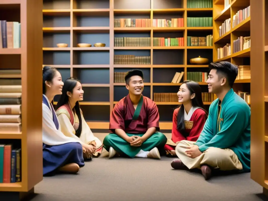 Estudiantes internacionales en intercambio cultural, adaptación cultural al estudiar en Asia