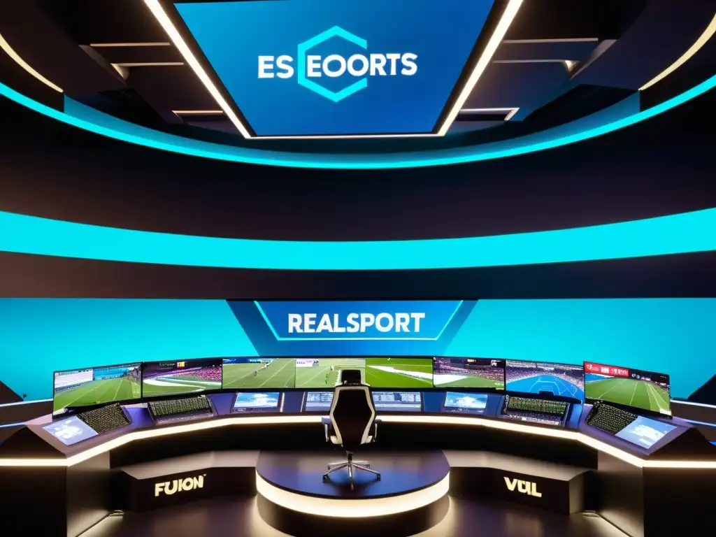 Estudio de transmisión eSports Asia: avanzada tecnología y acción emocionante en un entorno innovador