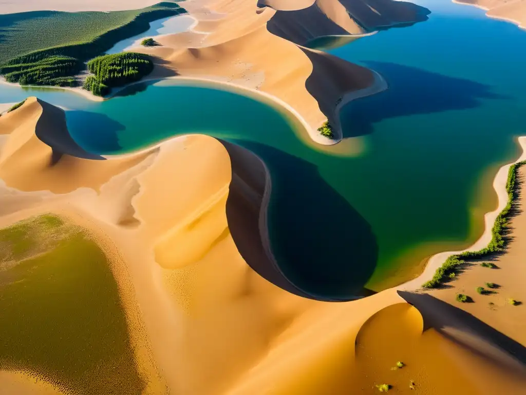 Experiencia de lujo en Dunhuang: Oasis Crescent Lake en el desierto de Gobi, con camellos y resort ecológico