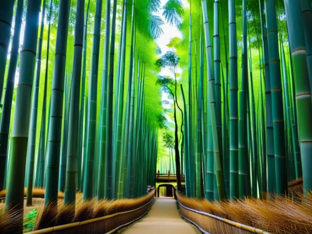 Experiencias de lujo en Kyoto: Camino sereno entre altos bambúes en Arashiyama