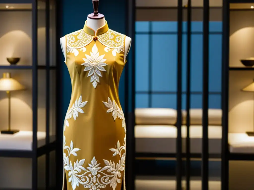 Exquisitos vestidos: la fusión de la moda de lujo asiática y occidental capturada en una sala de exposición