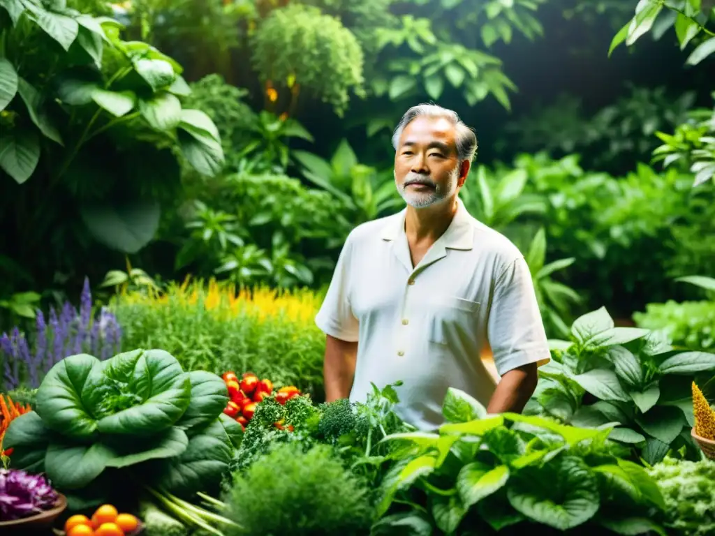 David Thompson explora un exuberante jardín asiático, reflejando su filosofía culinaria asiática con respeto y concentración