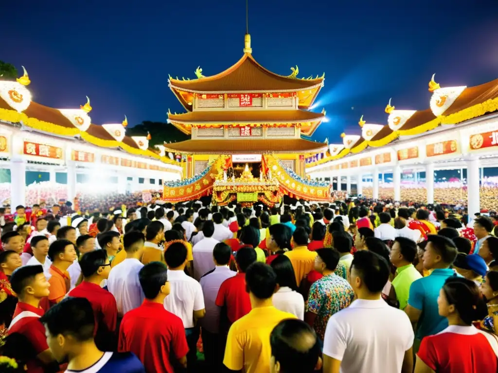 'Festival Chingay Parade en Singapur: desfile colorido y festivo con carrozas y danzas tradicionales en las bulliciosas calles de Singapur