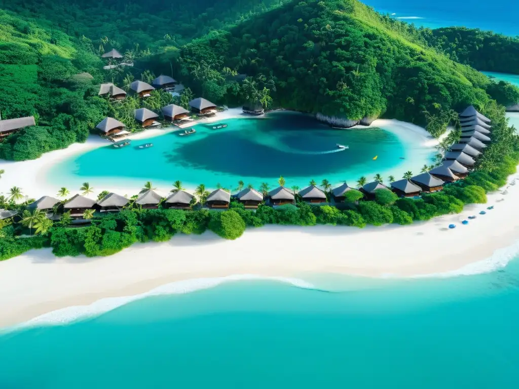 Hoteles de lujo con vistas al mar en el sudeste asiático: Un paraíso tropical con playas de arena blanca, aguas turquesas y atardeceres dorados