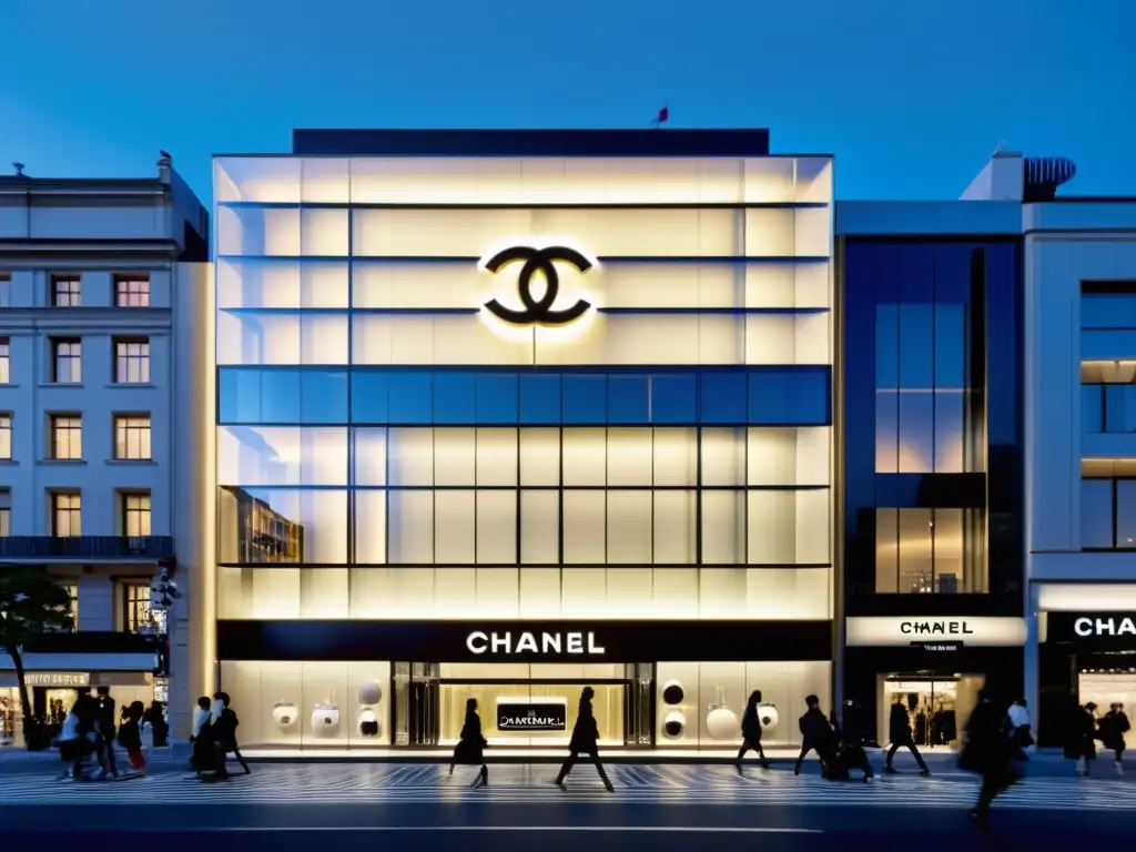 La icónica tienda de lujo en Asia, Chanel Ginza en Tokyo, refleja modernidad y elegancia en su diseño arquitectónico futurista