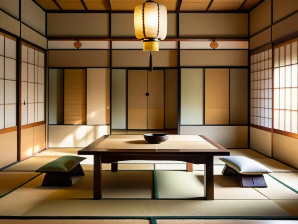 Una imagen de un tradicional tatami japonés con el Juego de Poemas Hyakunin Isshu Karuta, evocando elegancia poética y tradición atemporal