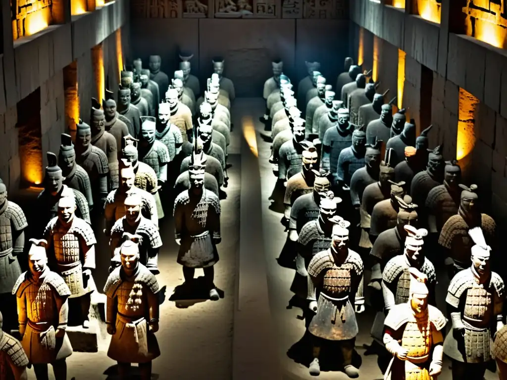 Imponentes guerreros de Terracota de la obsesión por la inmortalidad del Emperador Qin Shi Huang