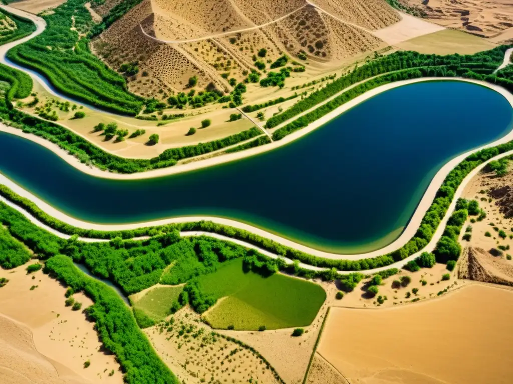 Red de drenaje del Valle del Indo: ingeniería avanzada La impresionante ingeniería avanzada del Valle del Indo se revela en la intrincada red de canales y sistemas de gestión del agua