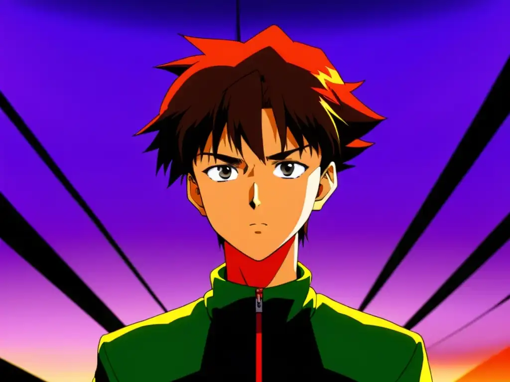 La intensa psicología del color en anime refleja la complejidad emocional del protagonista en Neon Genesis Evangelion