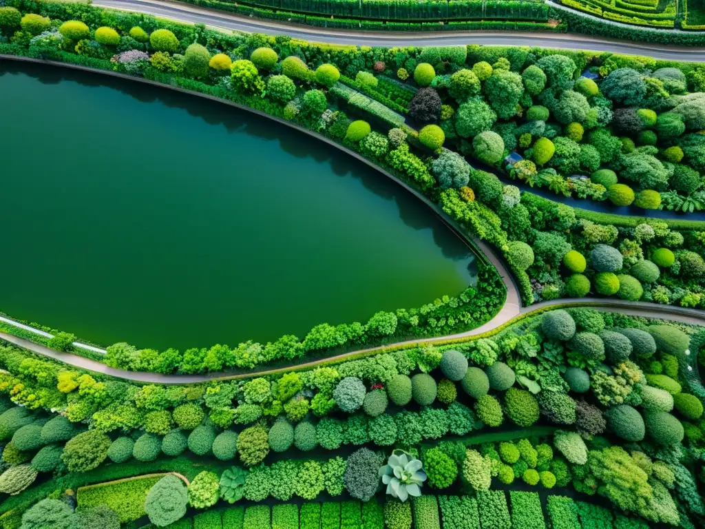 Jardines y granjas en alturas asiáticas: Integración innovadora de espacios verdes en paisaje urbano asiático, con rascacielos y áreas verdes elevadas