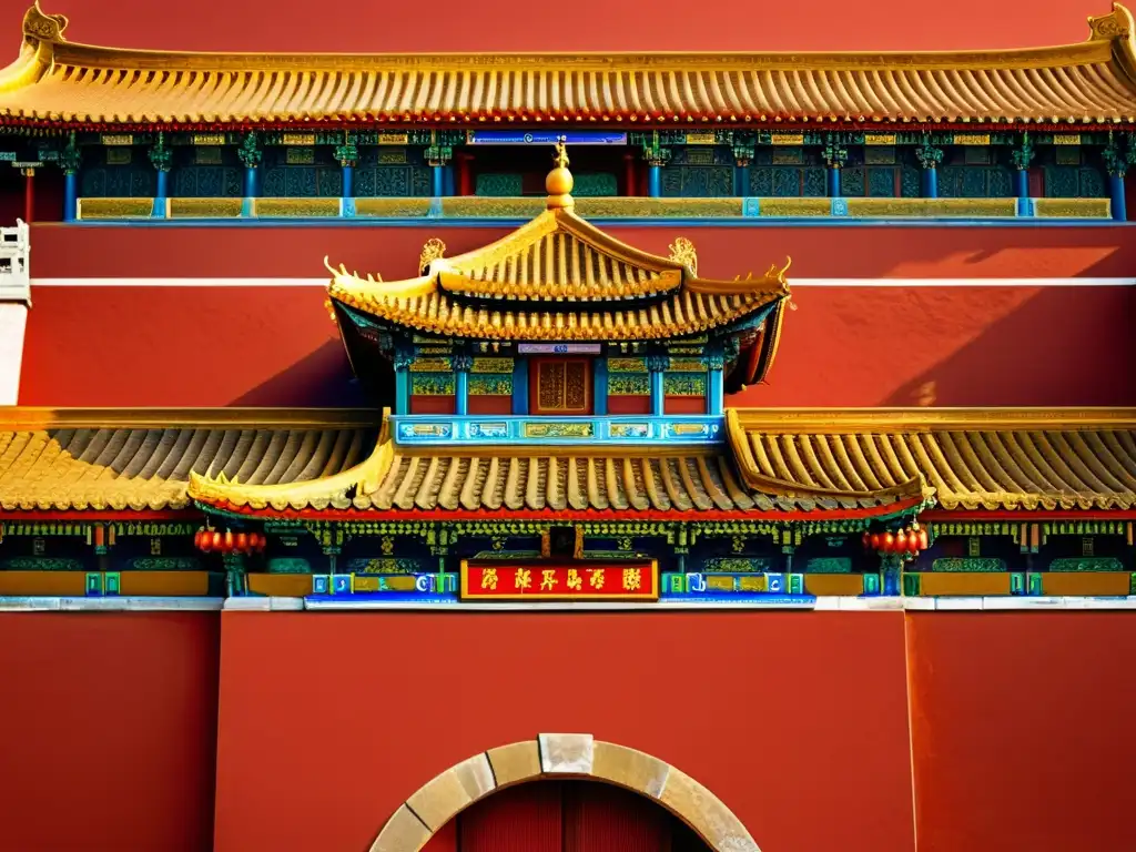 La majestuosidad de la Ciudad Prohibida de Beijing revelada en sus secretos arquitectónicos y culturales con detalles dorados y muros rojos imponentes