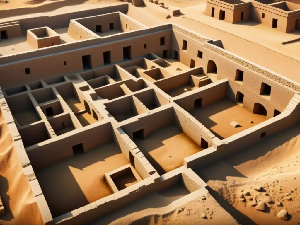 Descubre la majestuosidad de MohenjoDaro, ciudades gemelas misterio Valle Indo, con sus ruinas y antiguas estructuras urbanas