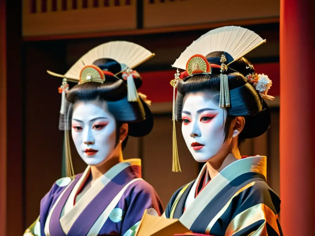 Misterio y elegancia en la danza Noh japonesa, destacando la enigmática feminidad y la rica cultura japonesa