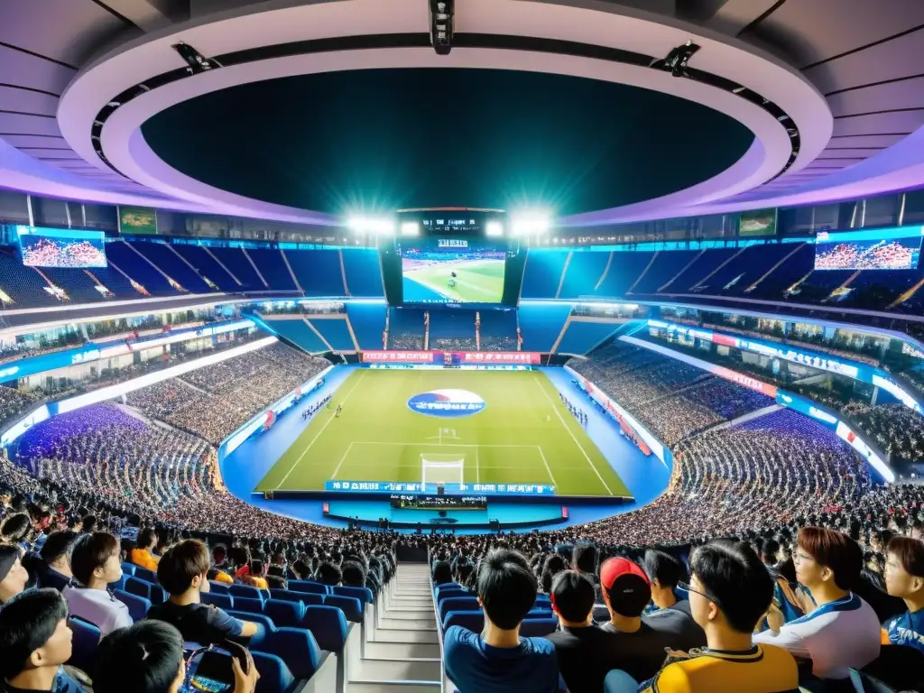 Multitud emocionada llena el estadio de Corea del Sur para apoyar a equipos de esports en torneo de videojuegos de alta competencia