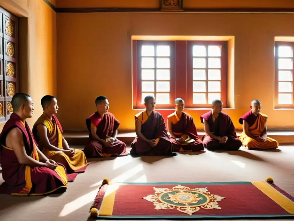 Un poderoso ritual lamaísta en un monasterio del Tíbet, lleno de espiritualidad, historia y tradición ancestral