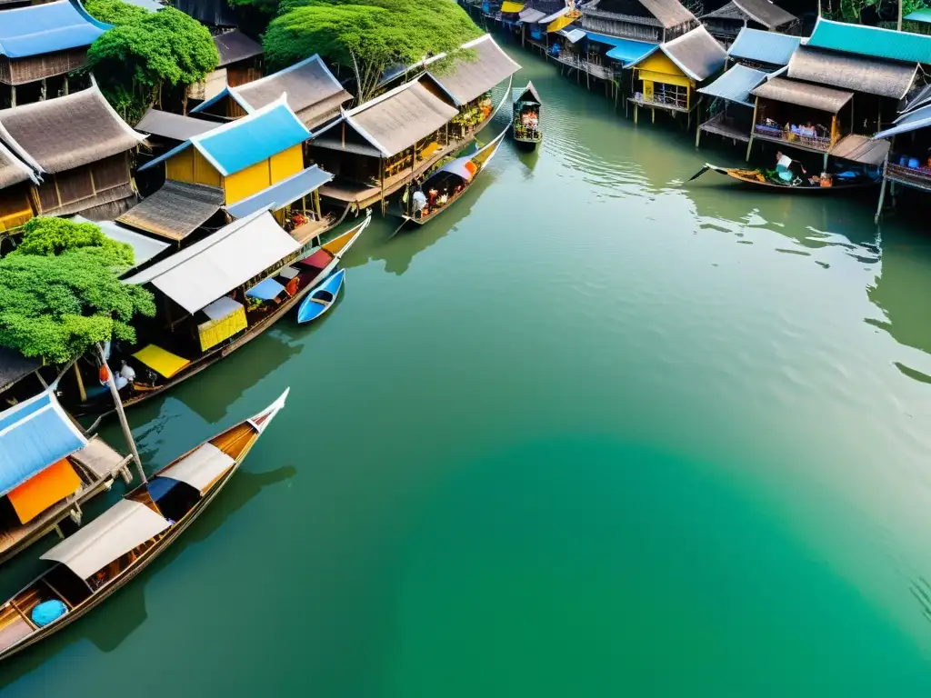 Vida en los Klongs: Comunidades fluviales de Tailandia Redes de Klongs en Tailandia, hogar de la estructura social comunidades fluviales