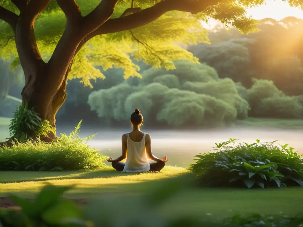 Un sereno amanecer en la meditación