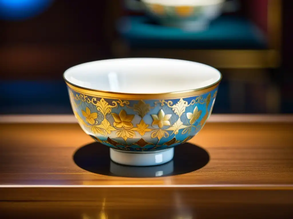 Una taza de porcelana del a antigua dinastía Ming en una subasta de historias porcelana subastas asiáticas