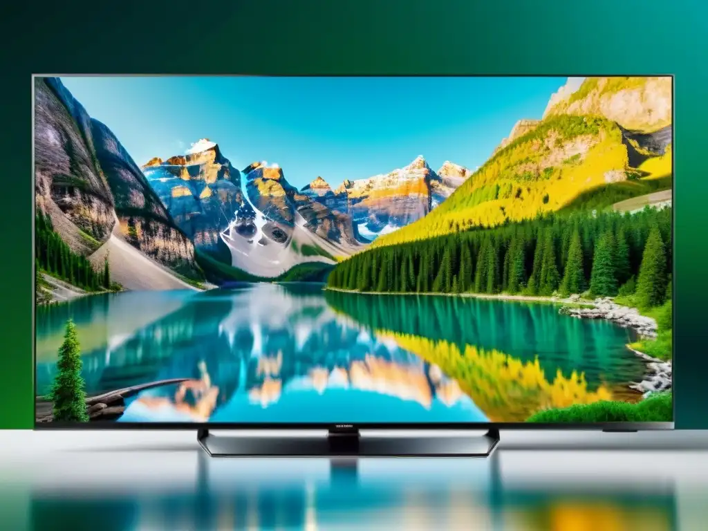 Un televisor asiático 8K reescribe reglas con imagen realista y colores vibrantes en un elegante salón moderno