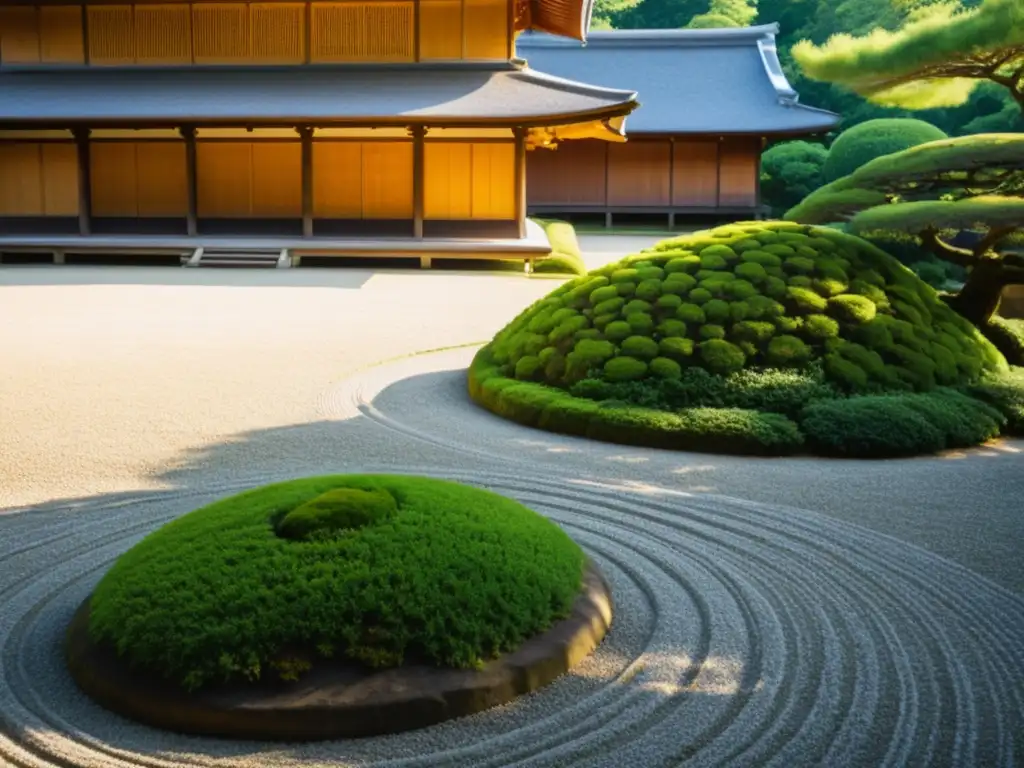 Jardín zen del Templo Ryoanji en Kyoto, Japón