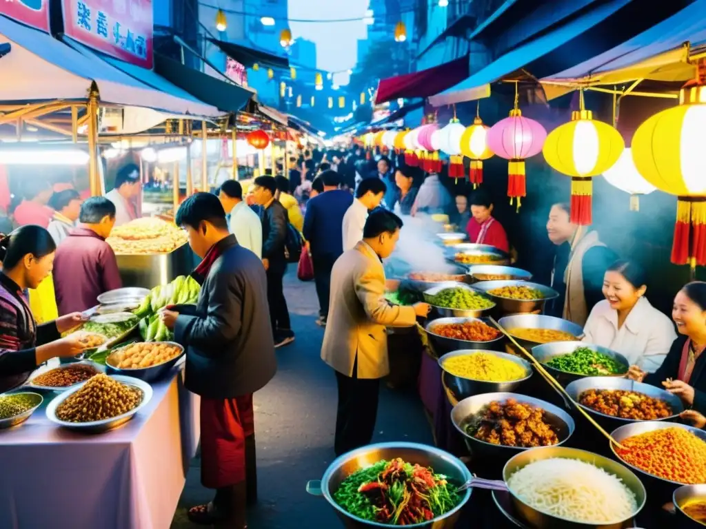 Tours privados por los vibrantes mercados nocturnos de Asia, con puestos coloridos, luces brillantes y deliciosa comida callejera