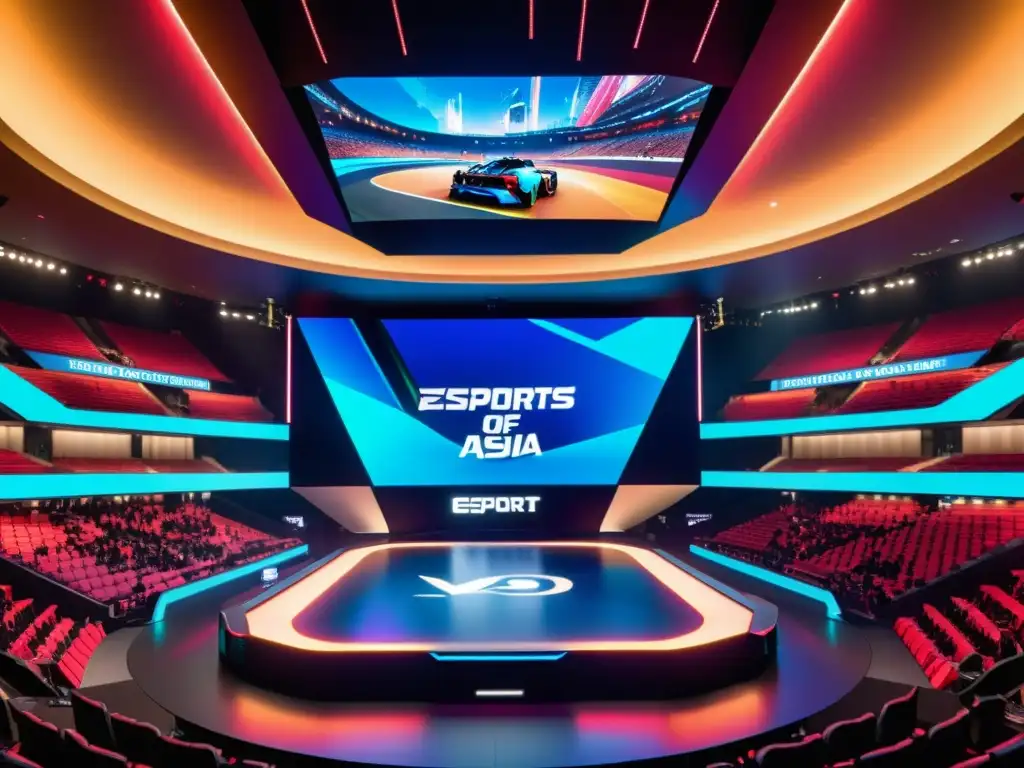 Vibrante arena de eSports en Asia con avances tecnológicos en transmisión