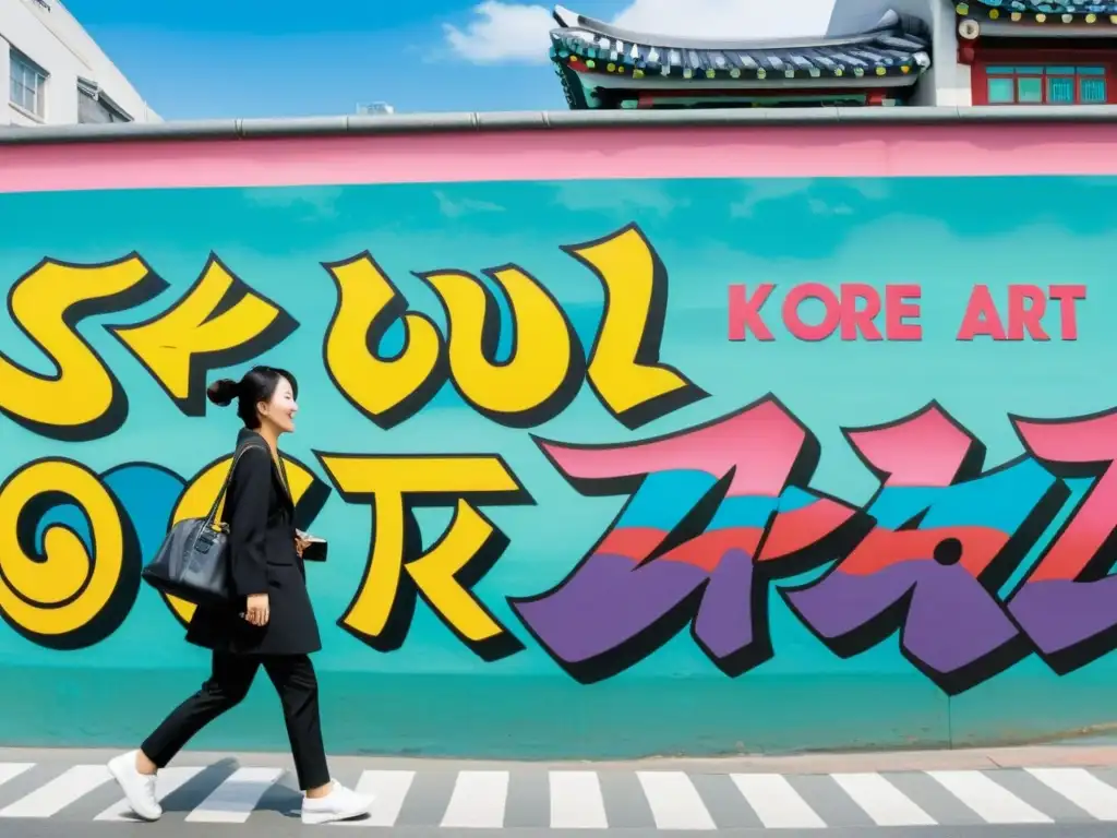 Vibrante arte callejero en Seúl: murales y grafitis que reflejan la cultura contemporánea y la diversidad artística de la ciudad