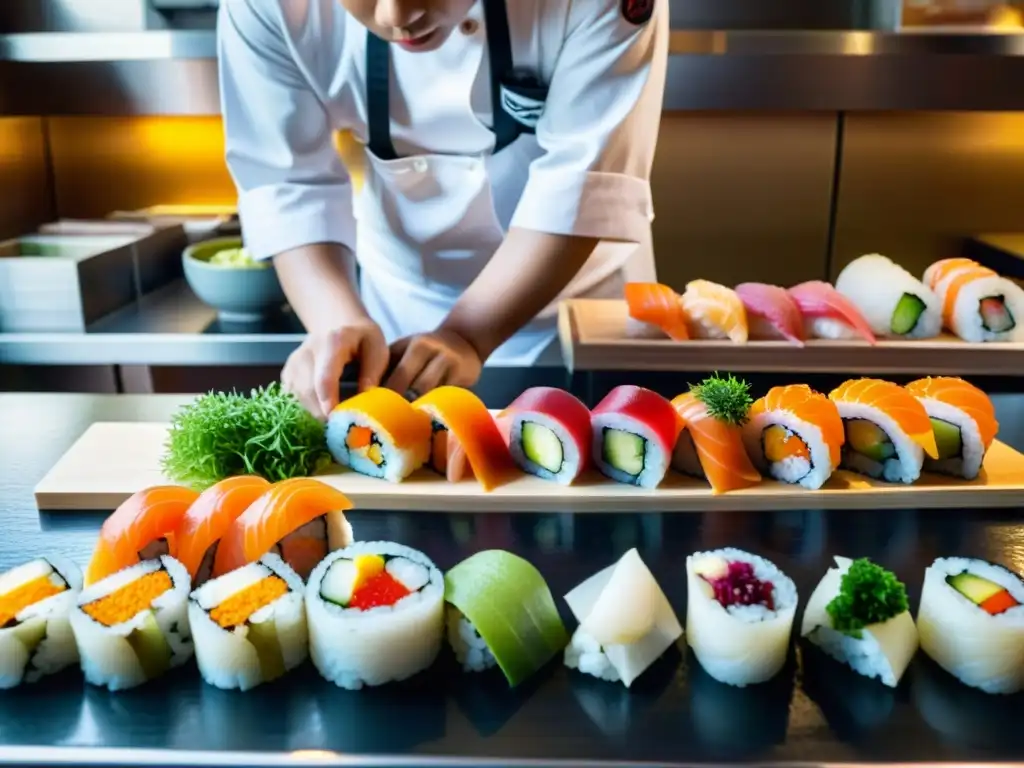 Un vibrante bar de sushi en Tokio