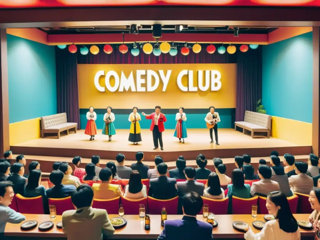 Vibrante club de comedia en Seúl, Corea del Sur, donde comedias asiáticas trascienden fronteras