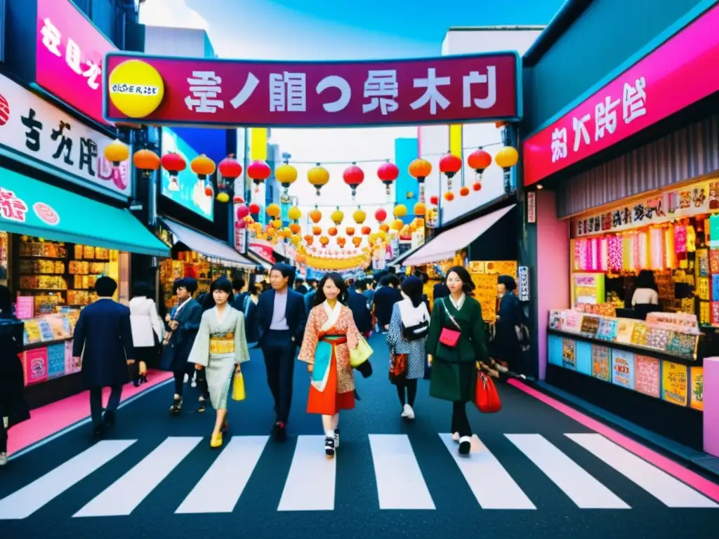 Vibrante moda asiática redefiniendo tendencias globales en las calles de Harajuku, Tokio