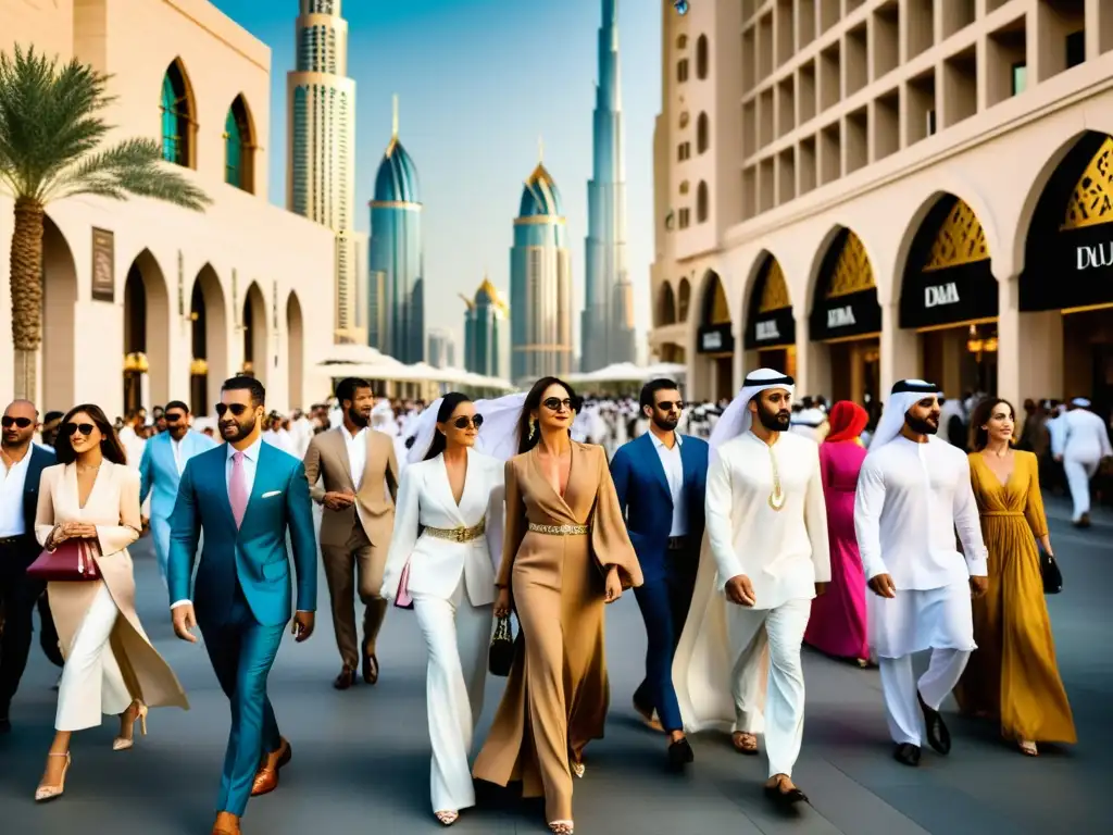 Vibrante Semana de la Moda de Dubai: deslumbrantes desfiles y arquitectura moderna se mezclan en las bulliciosas calles de la ciudad